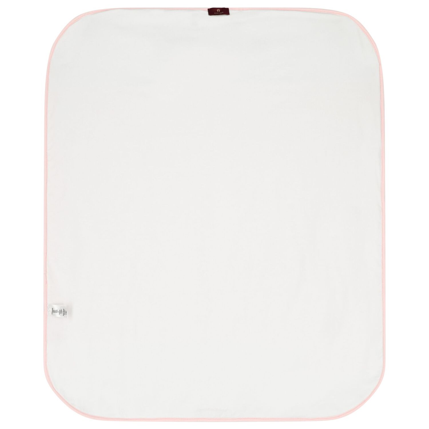 Baby Girls White & Pink Logo Blanket, 3, hi-res image number null