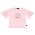 Girls Pink Logo T-Shirt, 1, hi-res