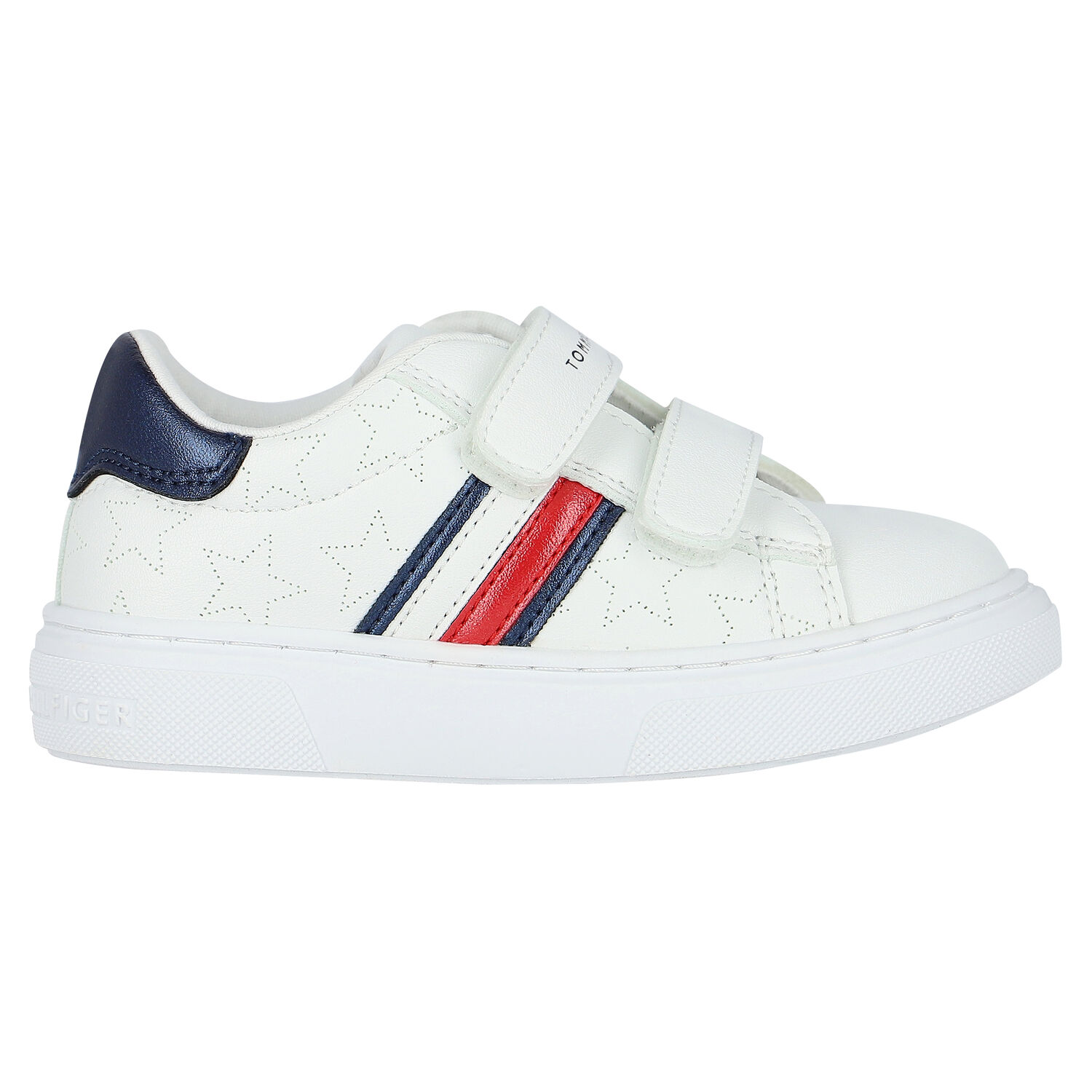 White Logo Trainers, 1, hi-res