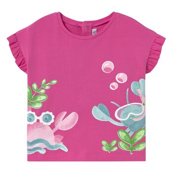 Younger Girls Pink T-Shirt