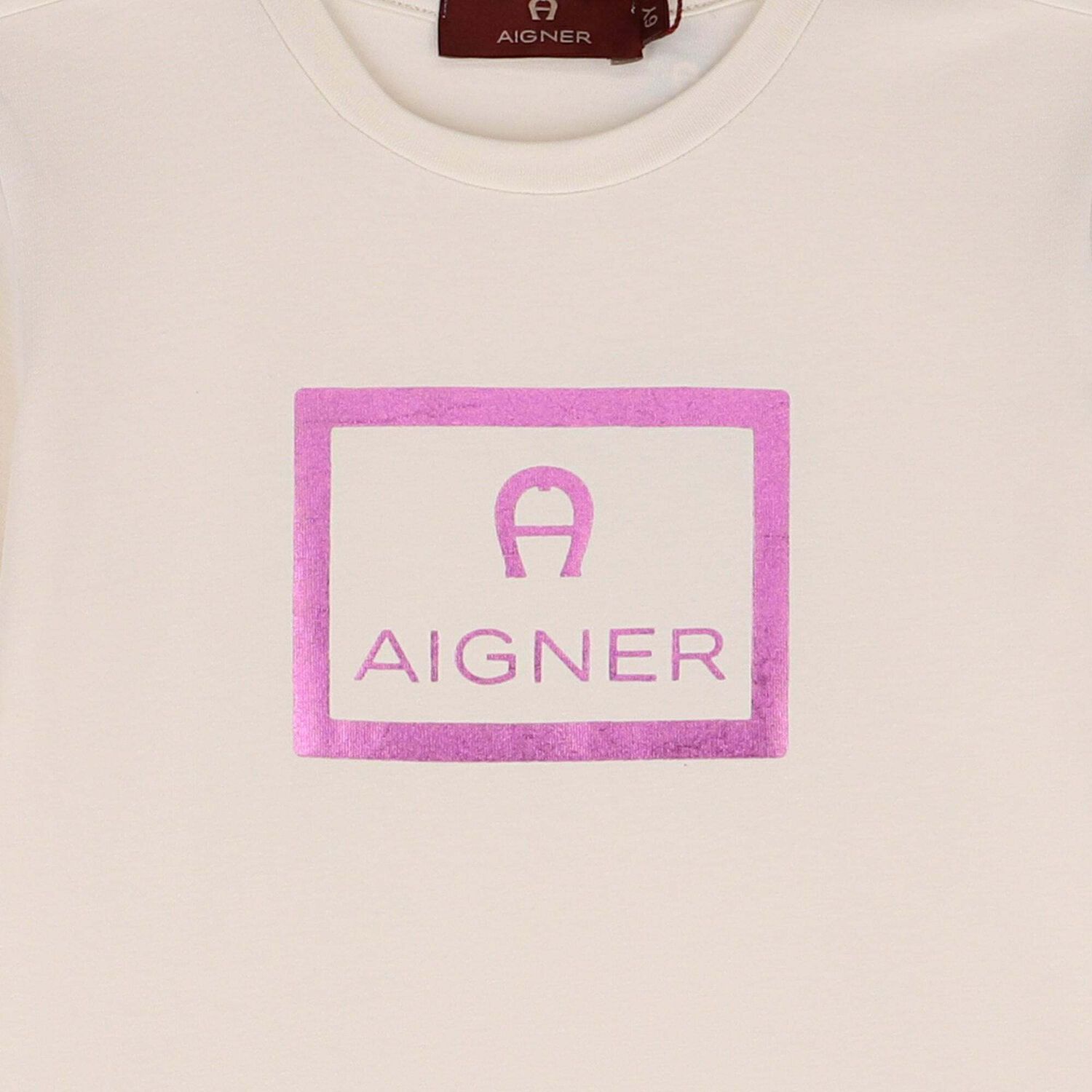 Girls Ivory Tulle Logo Dress, 1, hi-res