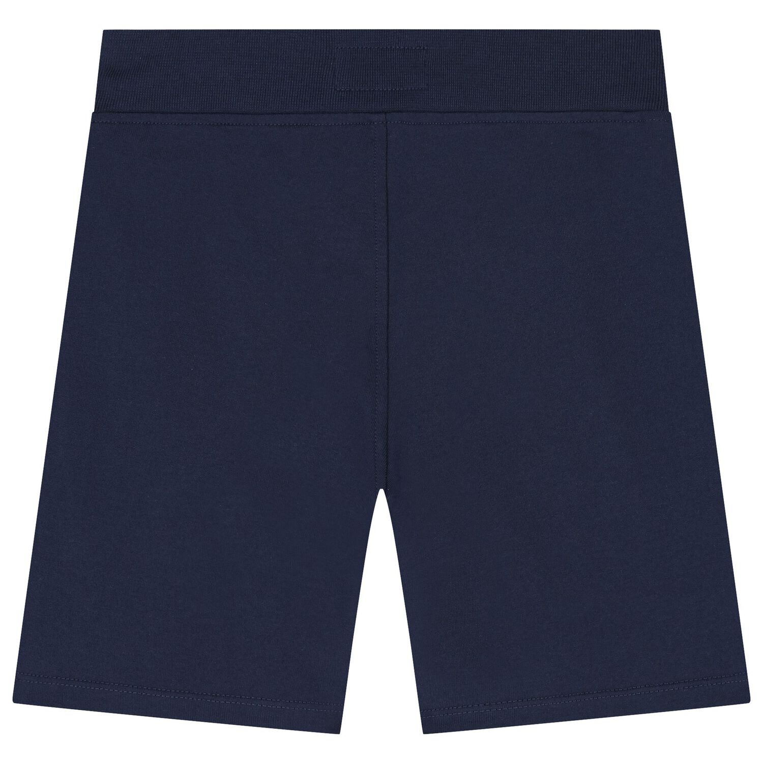 Boys Navy Blue Logo Shorts, 2, hi-res