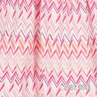 Girls Pink & White Logo Zig Zag Dress, 1, hi-res