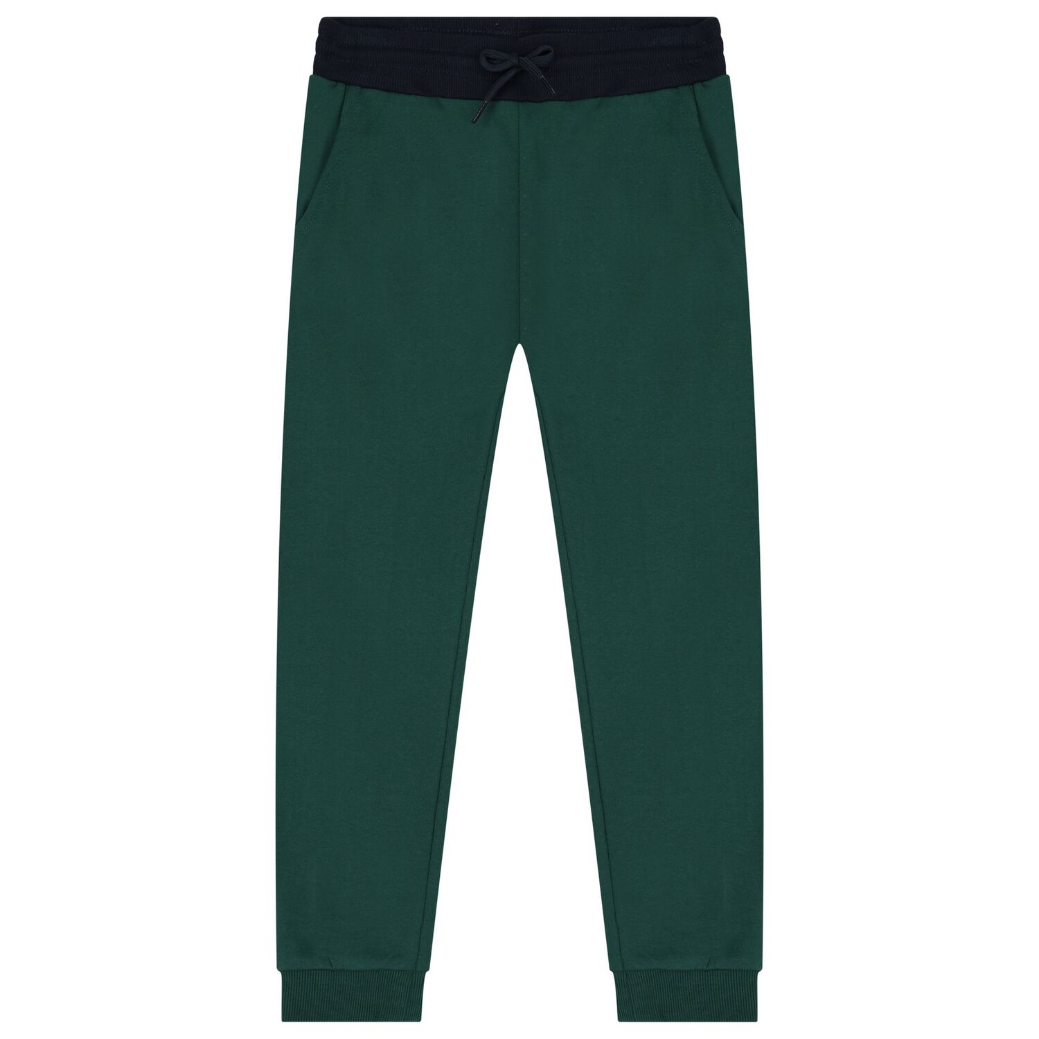 Boys White, Green & Navy Blue 3 Piece Tracksuit, 1, hi-res