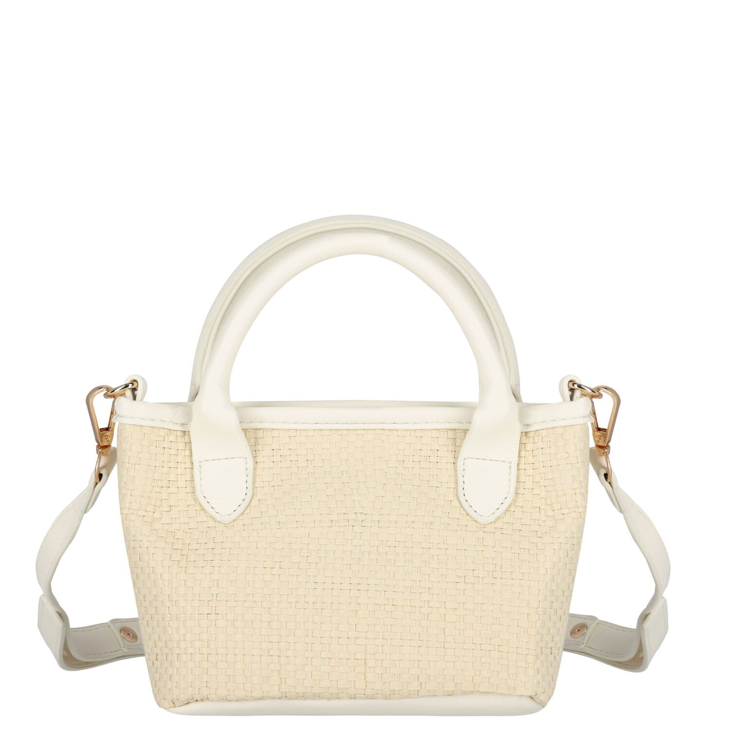 Girls Ivory Flower Handbag (16cm), 1, hi-res image number null