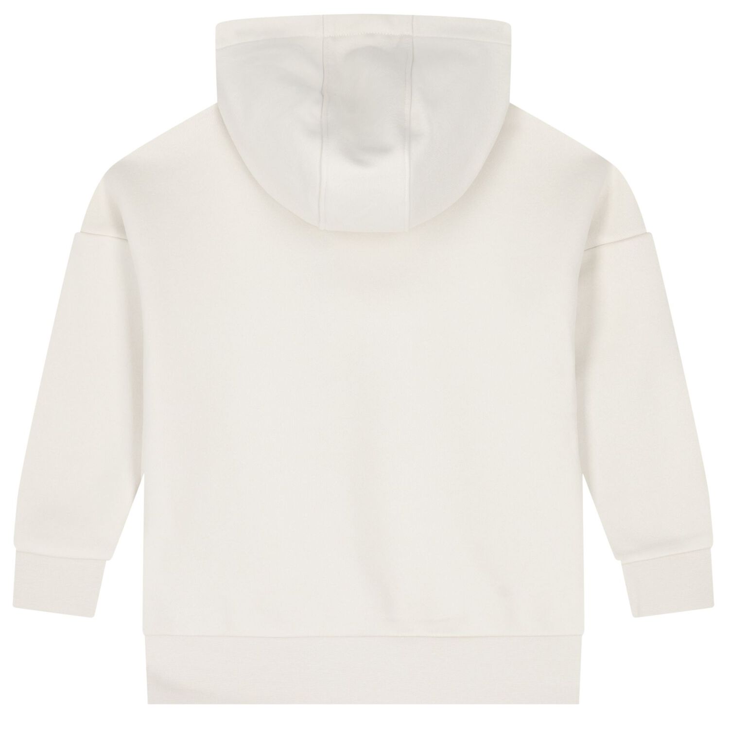 Boys Beige Logo Hooded Top, 1, hi-res