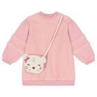 Younger Girls Pink Dress & Bag Set, 2, hi-res