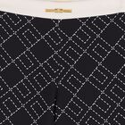 Girls Black Logo Trousers, 1, hi-res
