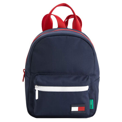 Navy Logo Mini Backpack