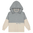 Girls Grey & Beige Tracksuit, 1, hi-res