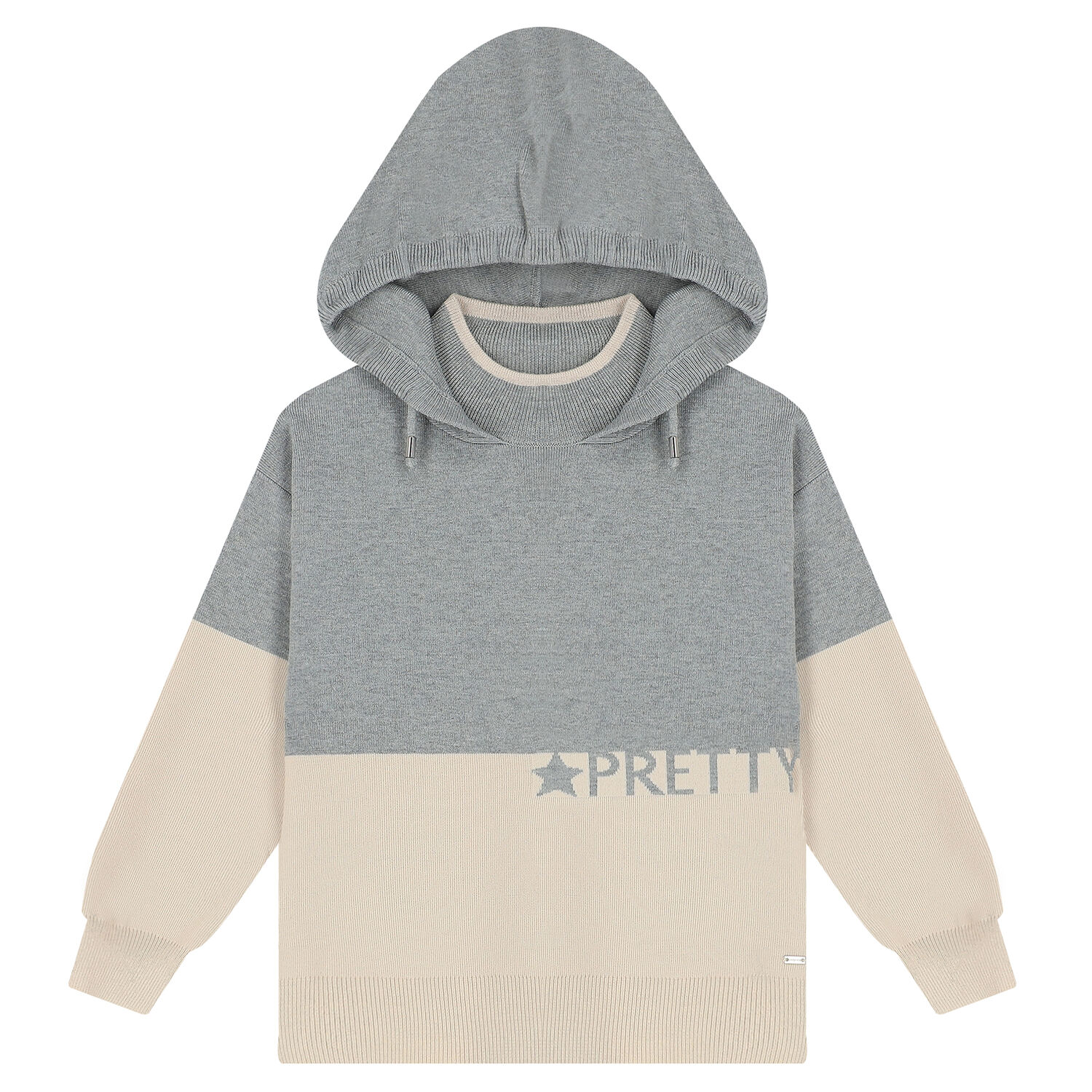 Girls Grey & Beige Tracksuit, 1, hi-res