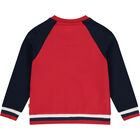 Boys Navy & Red Logo Tracksuit, 1, hi-res