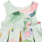 Younger Girls Multi-Coloured Floral Dress, 1, hi-res