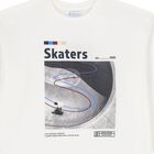 Boys White & Navy Blue Long Sleeve Top ( 2 Pack ), 2, hi-res