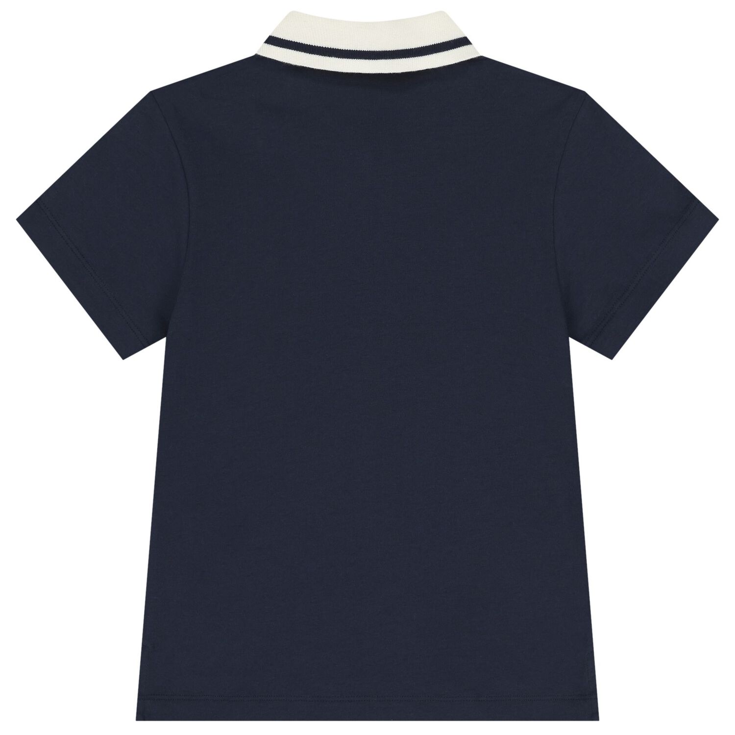 Boys Navy Blue Logo Polo Shirt, 1, hi-res