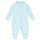 Baby Boys Blue Babygrow, 1, hi-res