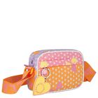 Girls Orange & Pink Hearts & Stars Bag, 1, hi-res