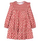 Girls Pink Honeycomb Dress, 1, hi-res