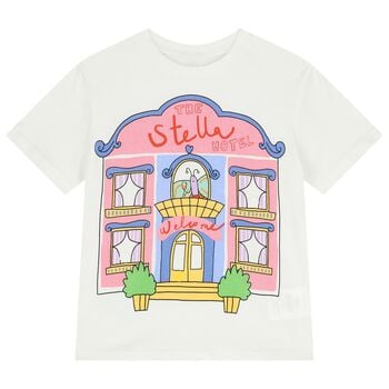 Girls Ivory Hotel T-Shirt 