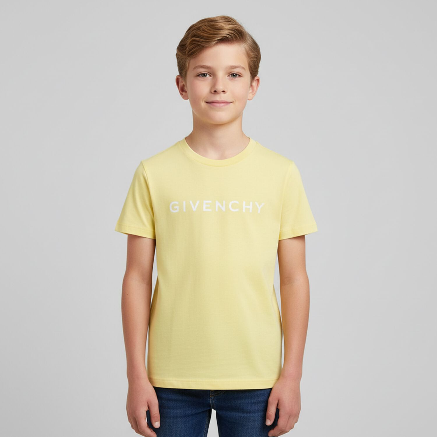 Yellow Logo T-Shirt, 4, hi-res