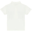Baby Boys Ivory Logo Polo Shirt, 1, hi-res