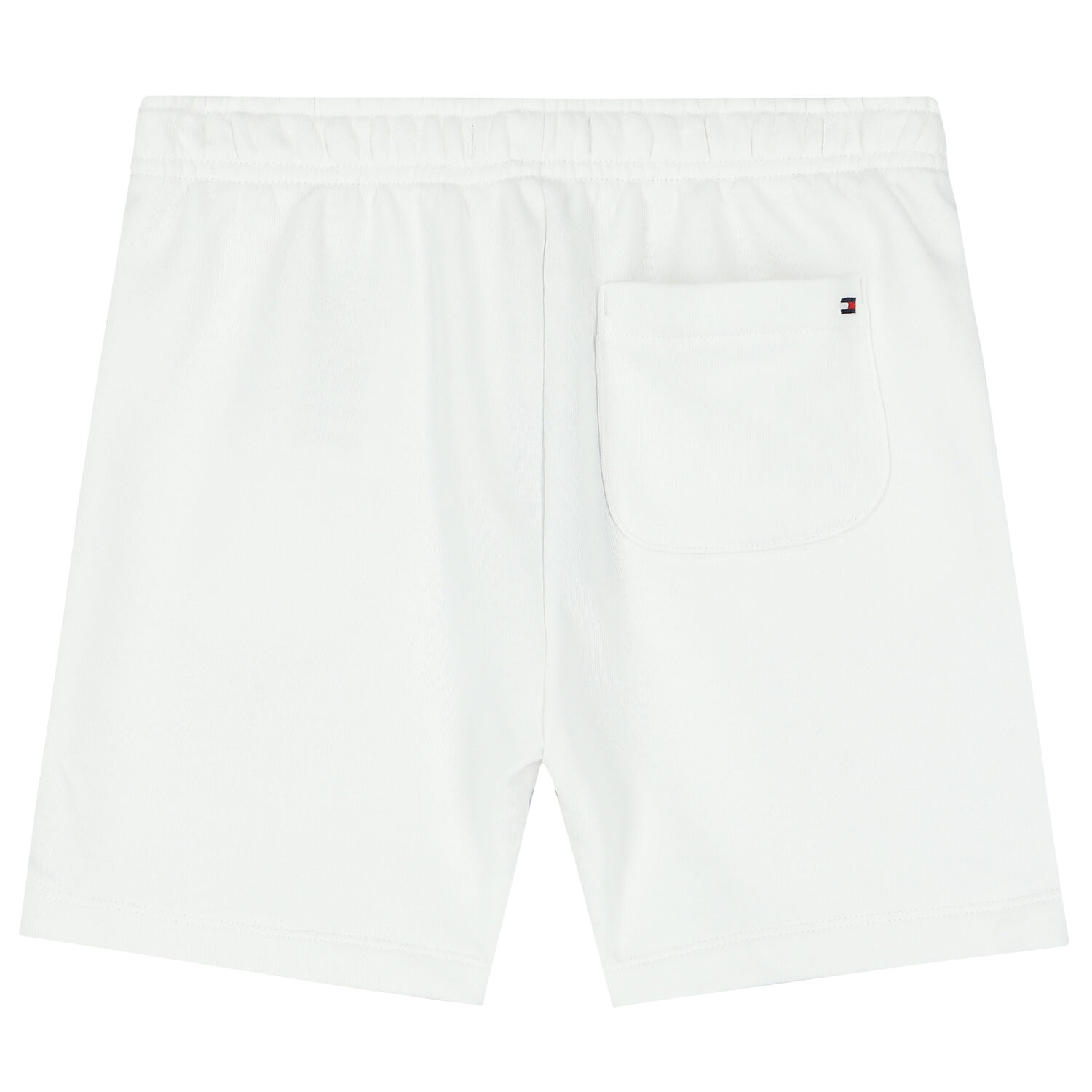 Boys White Varsity Logo Shorts, 2, hi-res