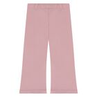 Younger Girls Ivory & Pink Cat 3 Piece Tracksuit, 2, hi-res
