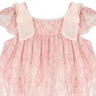 Girls Pink Chiffon Floral Dress, 1, hi-res
