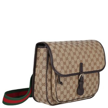 Beige GG Supreme Bag
