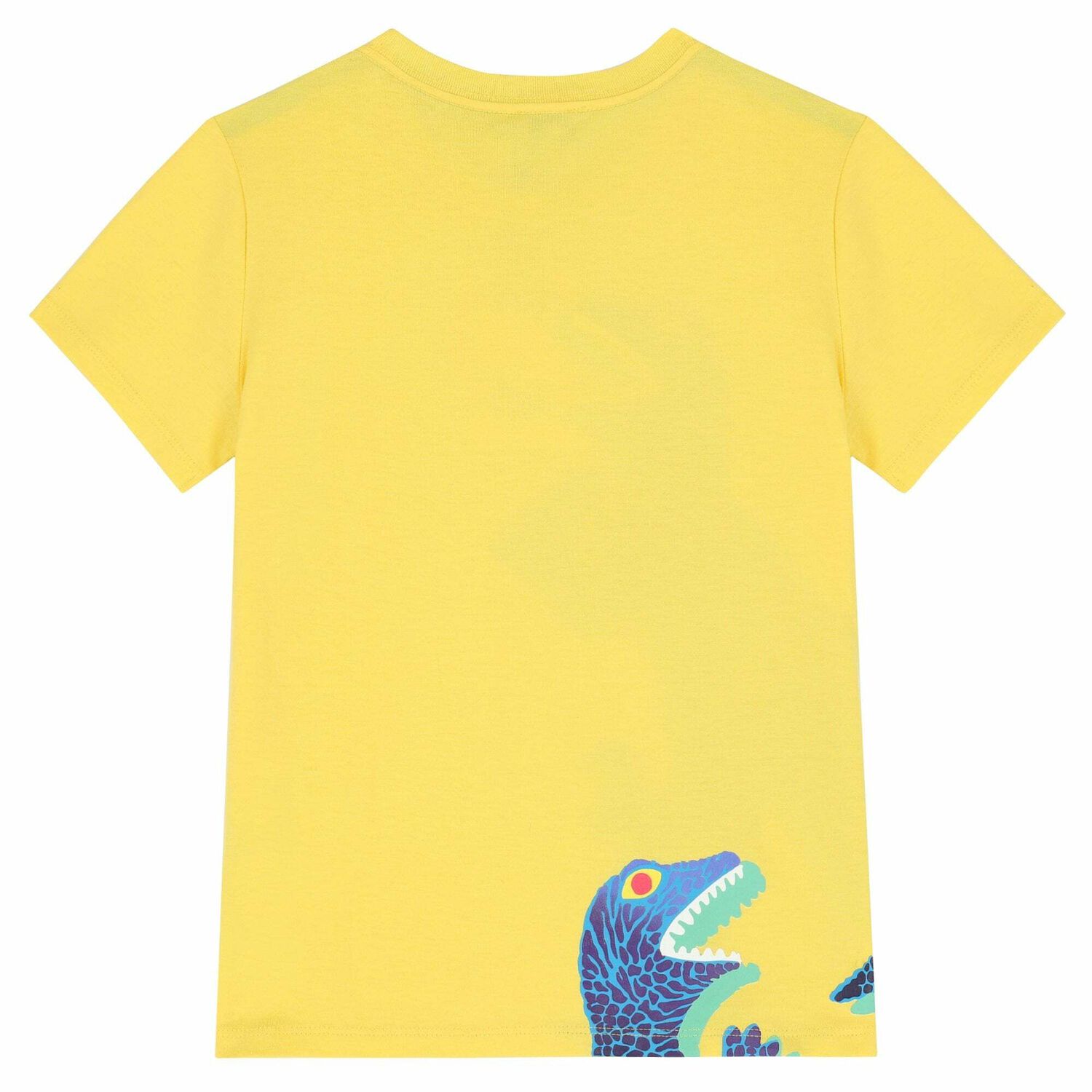 Boys Yellow Dinosaur T-Shirt, 1, hi-res