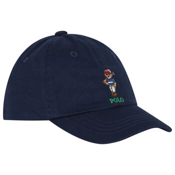 Baby Boys Boys Navy Blue Logo Cap 