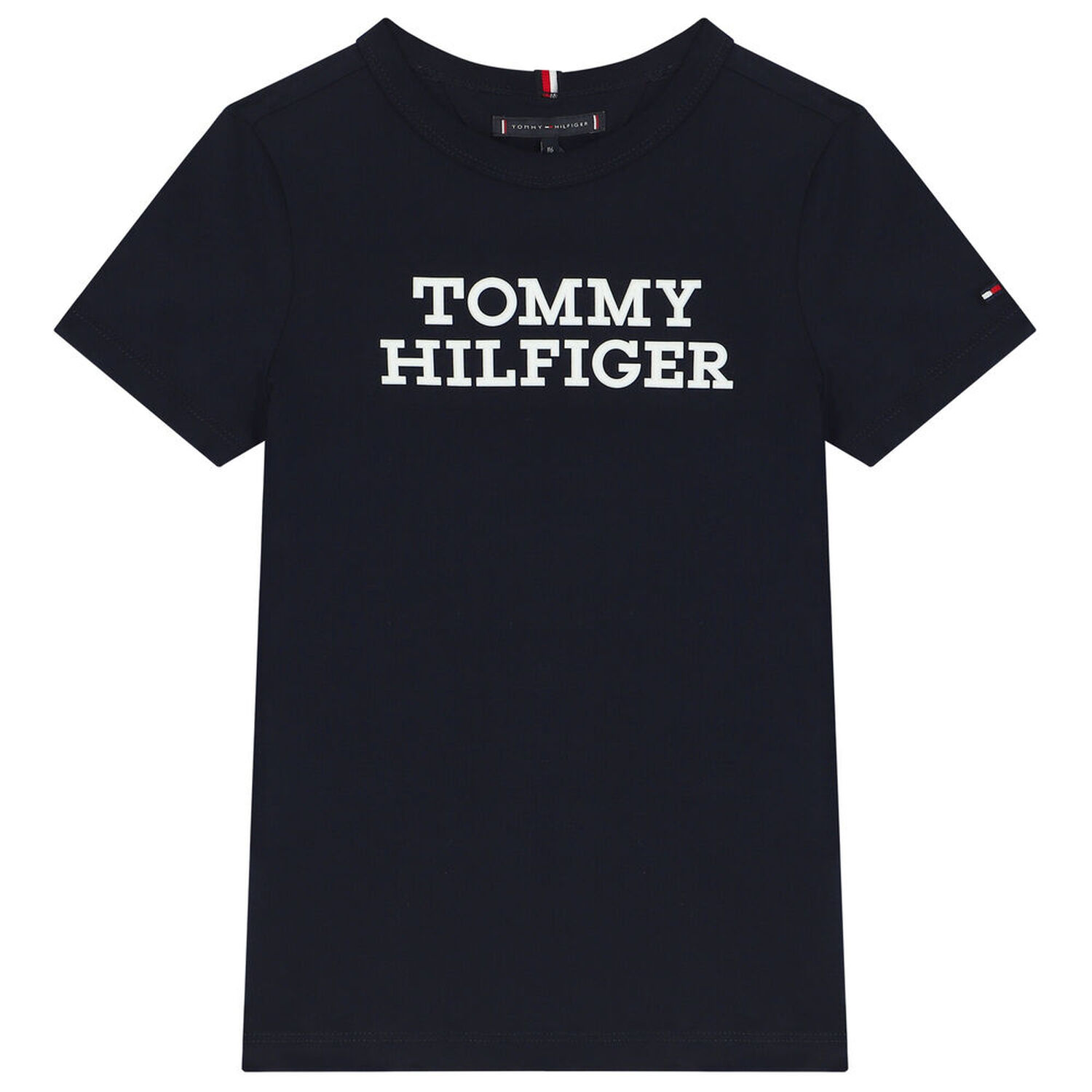 Boys Navy Blue Logo T-Shirt, 2, hi-res