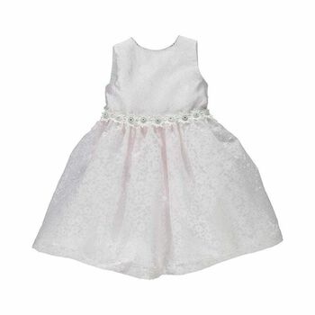 Girls Pink Embellished Dress