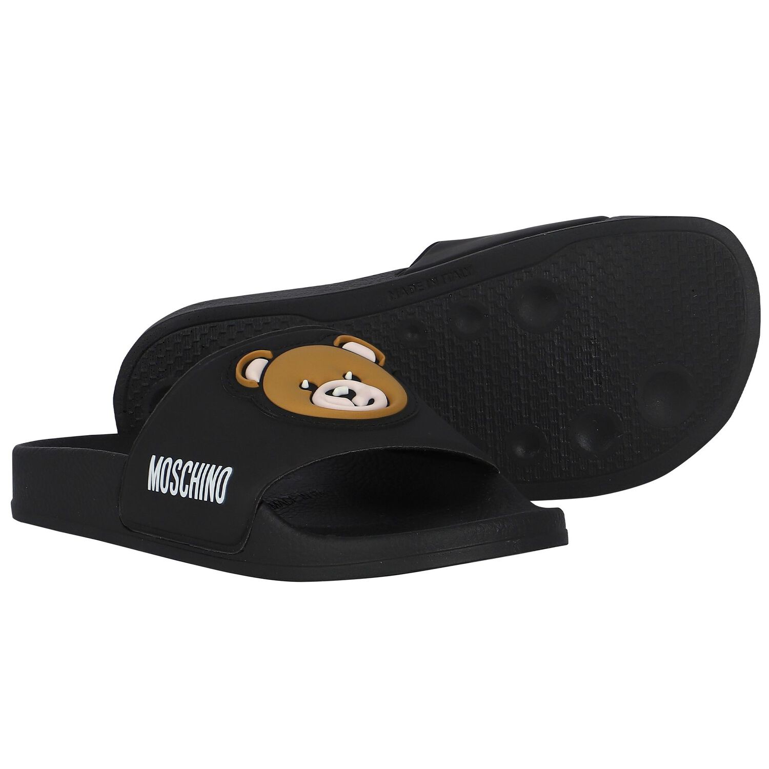 Black Teddy Bear Logo Sliders, 1, hi-res