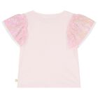 Girls Pink Embellished T-Shirt, 1, hi-res