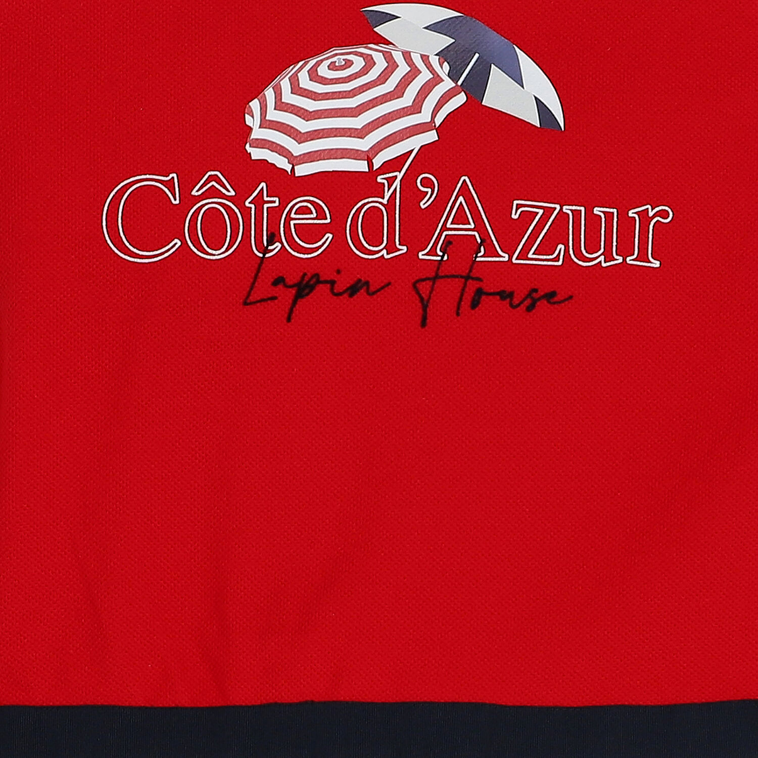 Girls Red & White Logo Dress, 1, hi-res