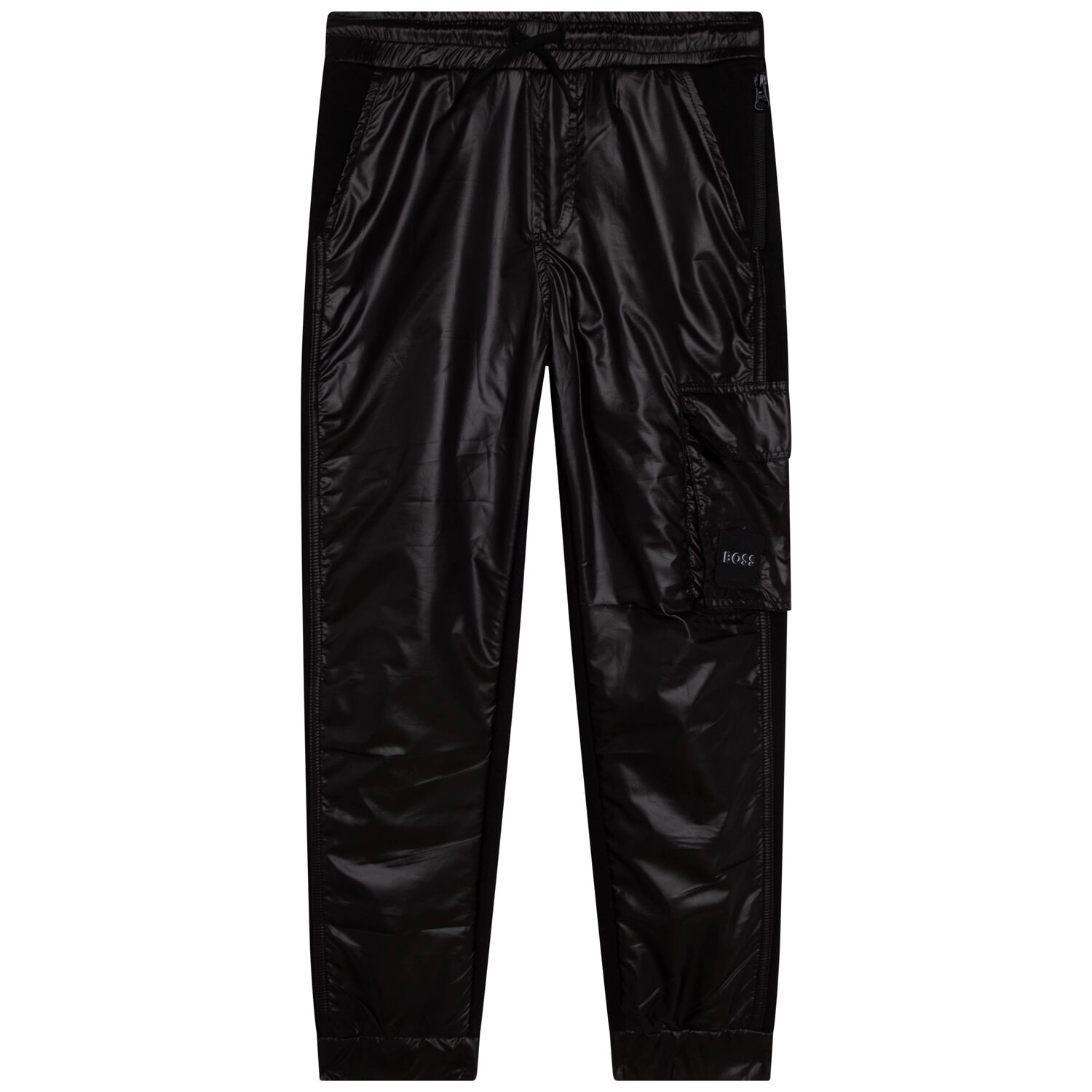Boys Black Logo Joggers, 1, hi-res image number null