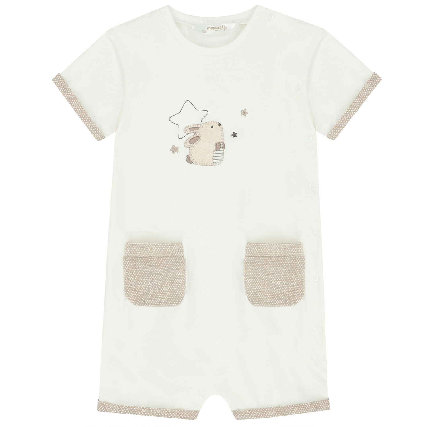 Ivory Mouse Romper, 1, hi-res