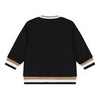 Baby Boys Black & White Logo Tracksuit Gift Set, 2, hi-res