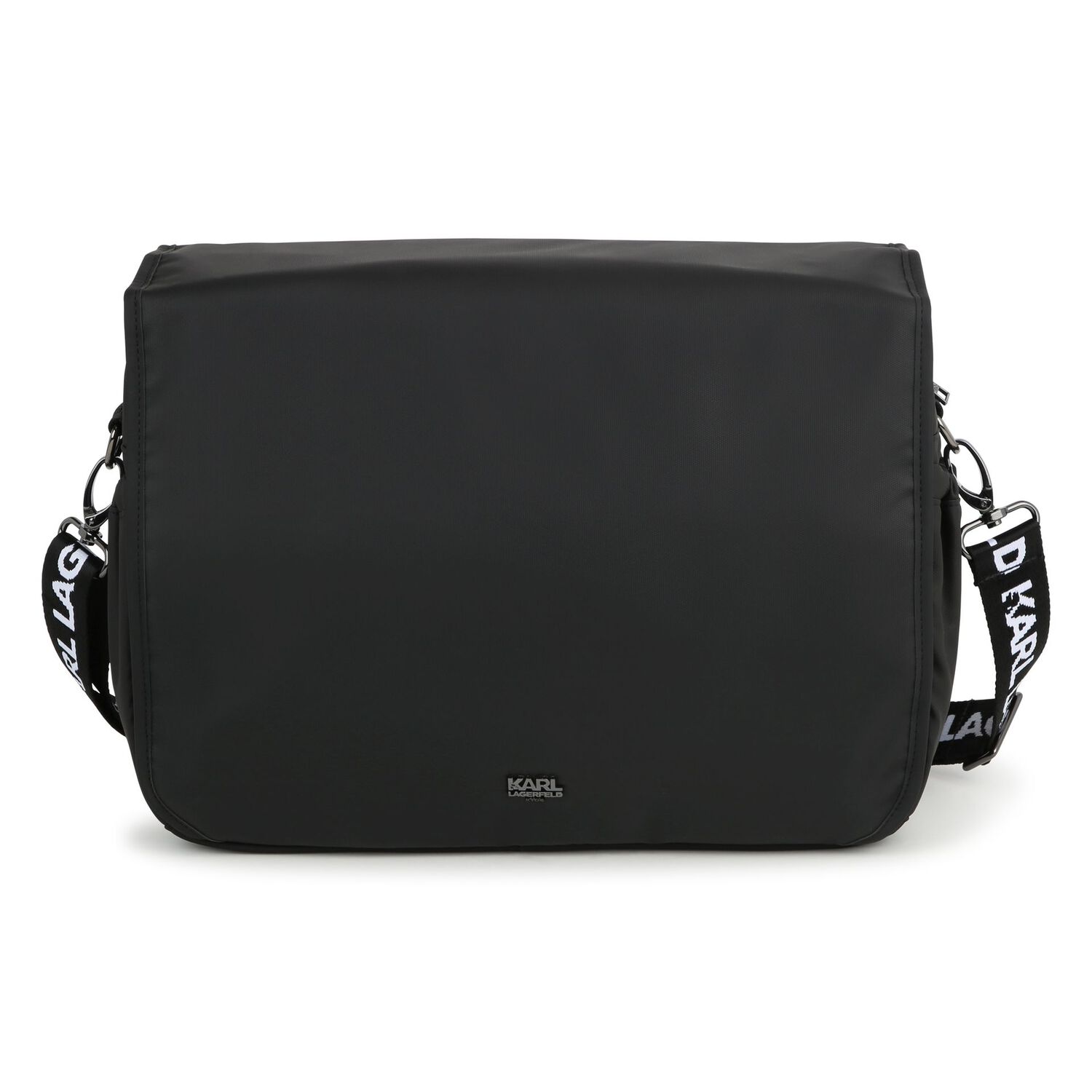 Black Ikonik Logo Baby Changing Bag, 1, hi-res image number null