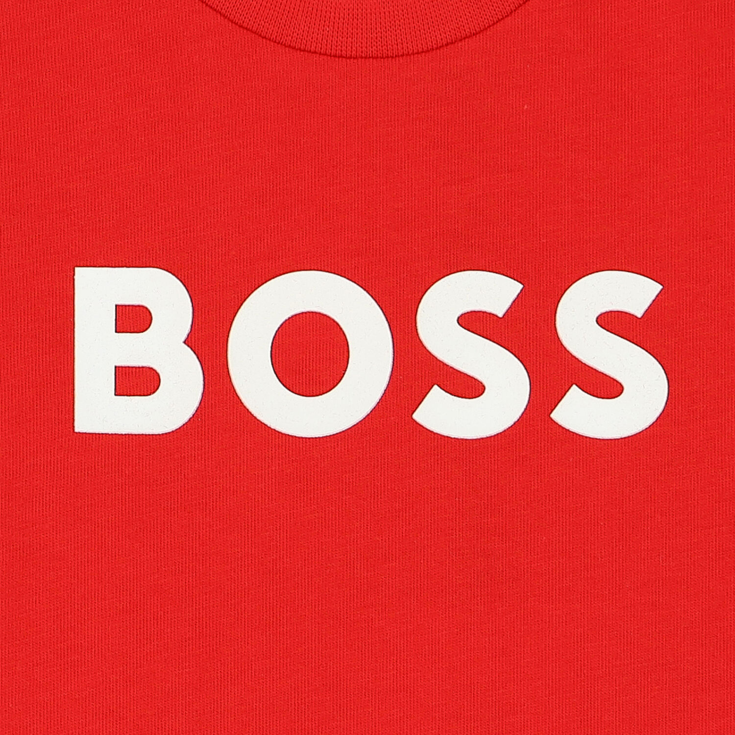 Younger Boys Red Logo T-Shirt, 4, hi-res