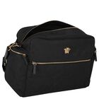 Black Medusa Logo Baby Changing Bag, 1, hi-res