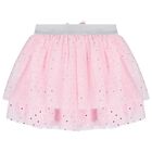 Girls Pink & Ivory Tulle Fairy Wings Skirt Set, 1, hi-res