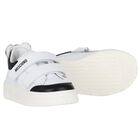 Black & White Teddy Bear Trainers, 1, hi-res