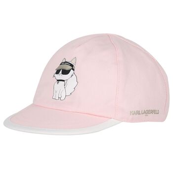Baby Girls Pink Choupette Cap