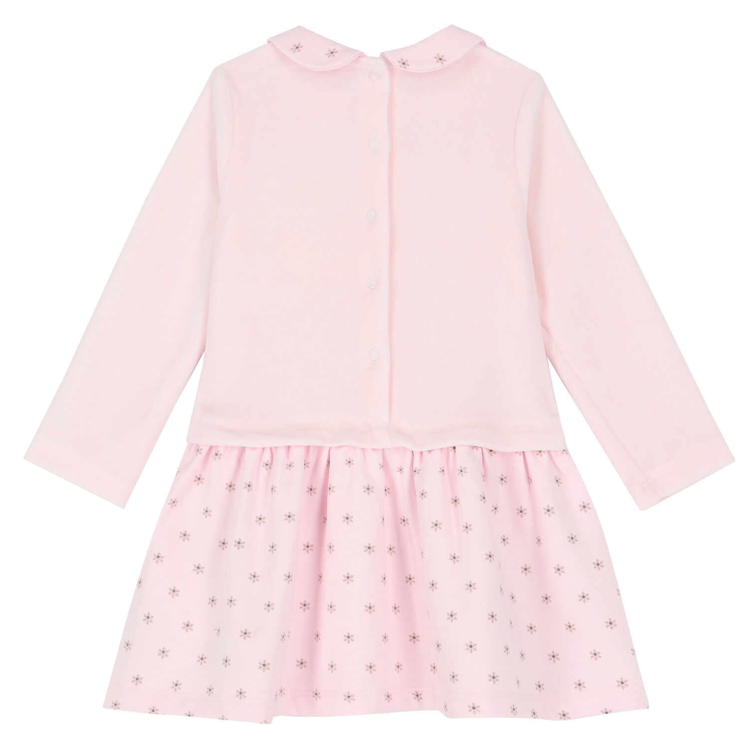 Baby Girls Pink Heart Dress, 1, hi-res image number null