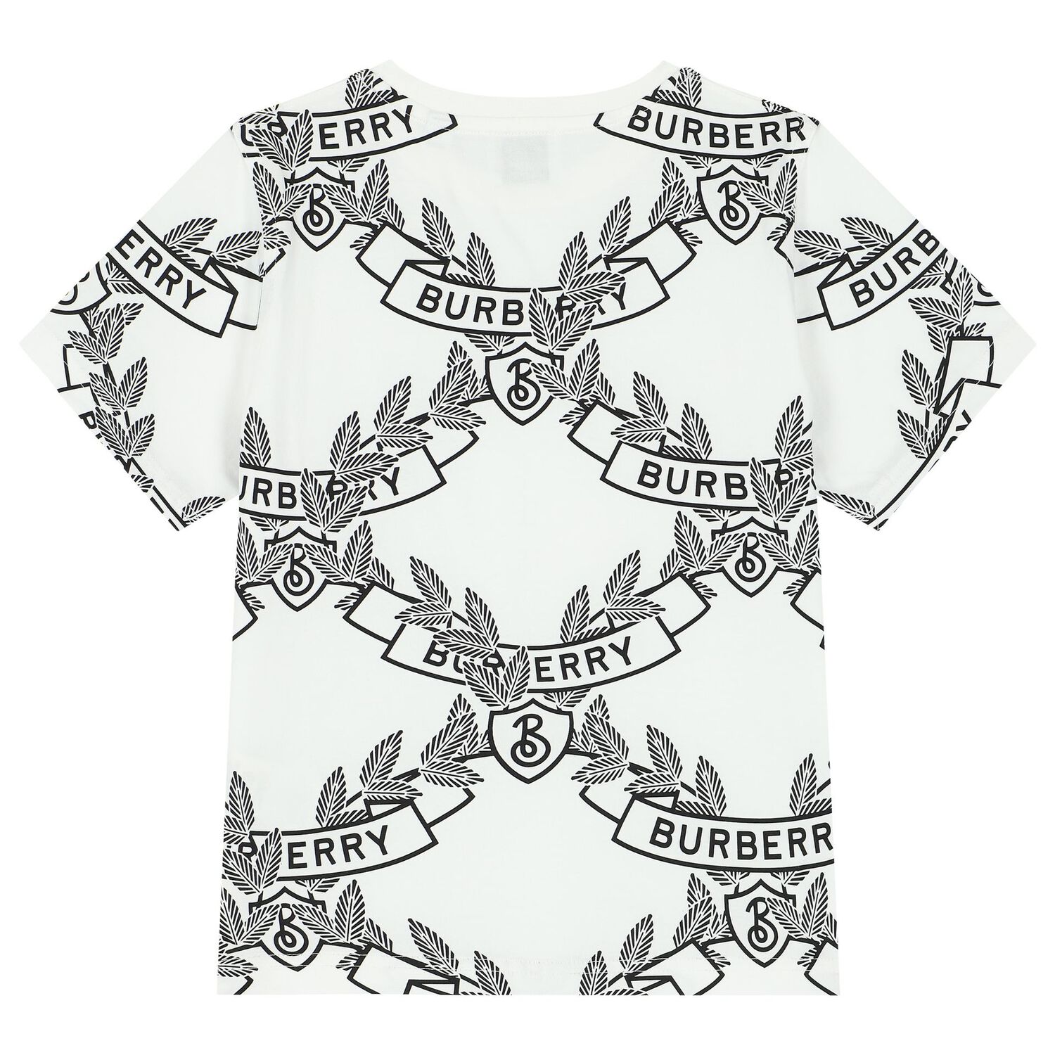 White & Black Logo T-Shirt, 1, hi-res