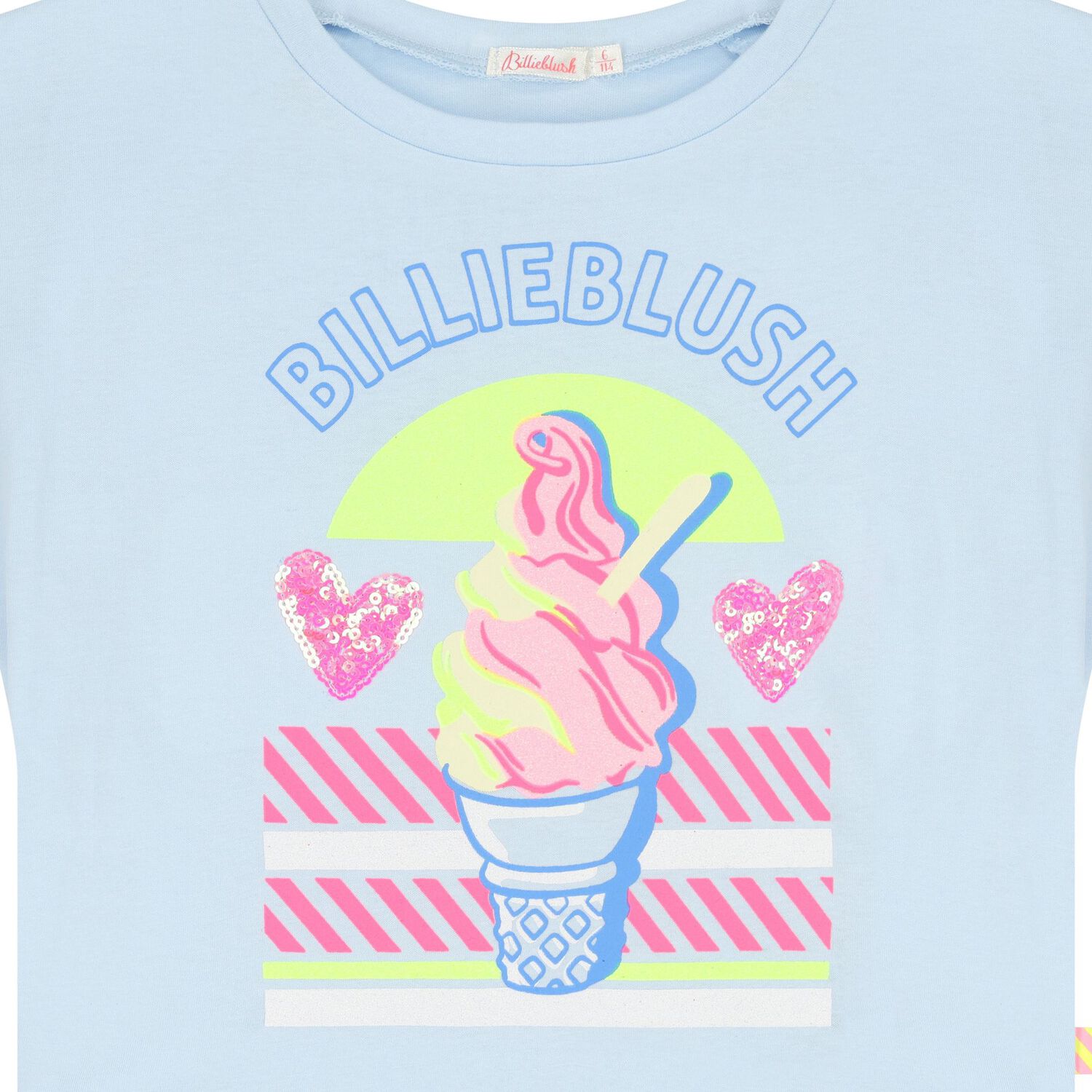 Girls Blue Logo T-Shirt, 1, hi-res image number null