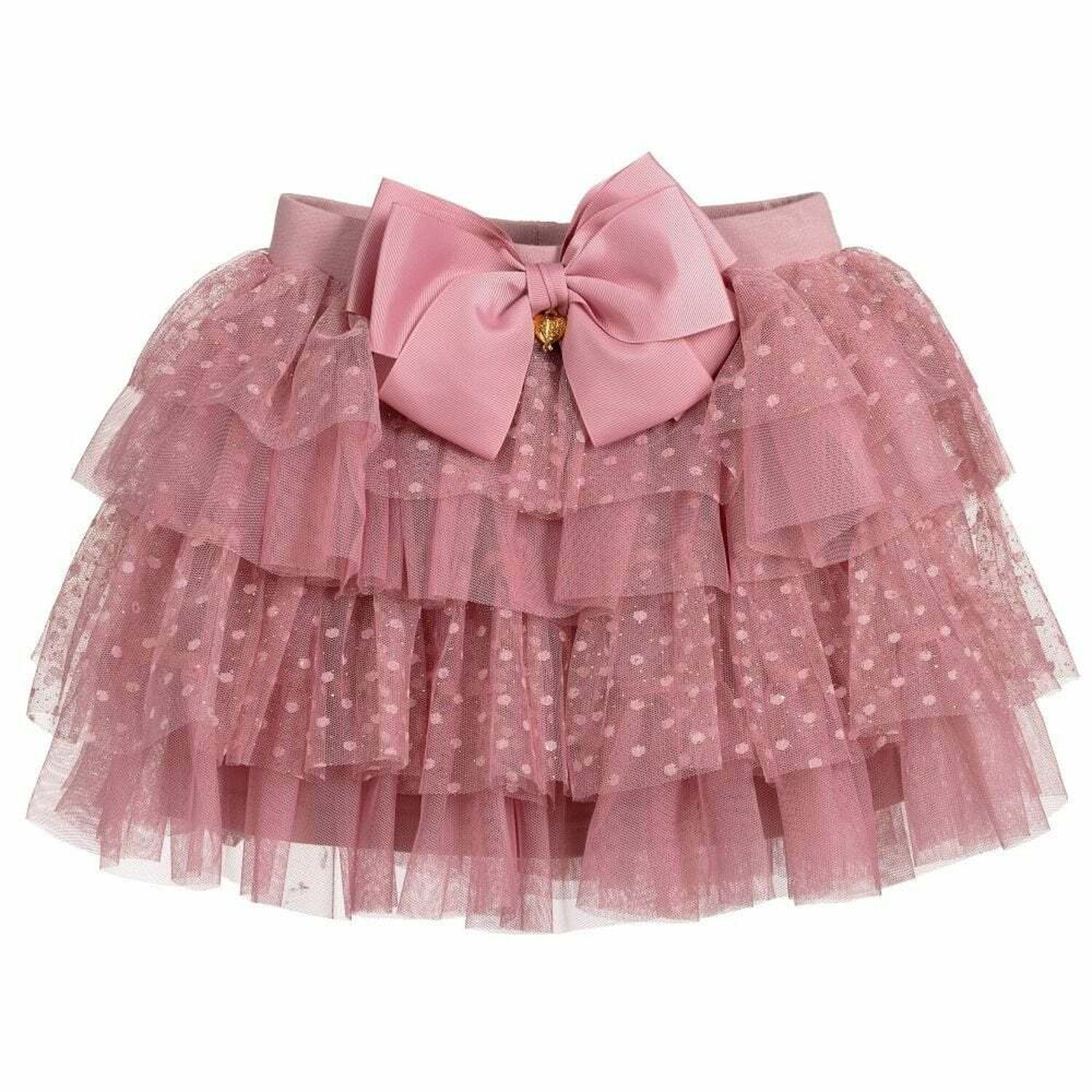 Girls Pink Tulle Skirt, 1, hi-res image number null