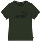 Boys Green Logo T-Shirt, 3, hi-res